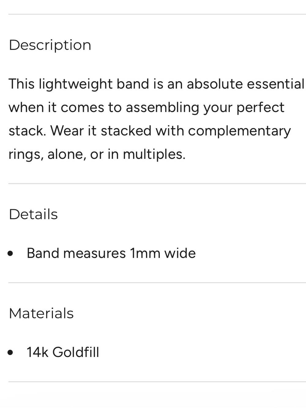 Leah Alexandra Stacking Ring - Picture 4 of 4